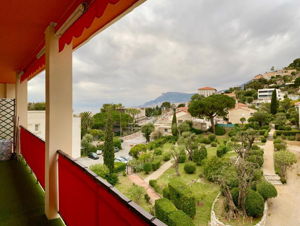 Charmant 2 Pieces Vue Sur Mer Et Monte-Carlo A Roquebrune Cap Martin Kültér fotó