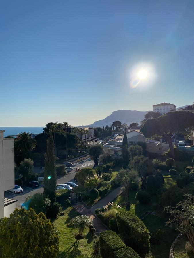 Charmant 2 Pieces Vue Sur Mer Et Monte-Carlo A Roquebrune Cap Martin Kültér fotó