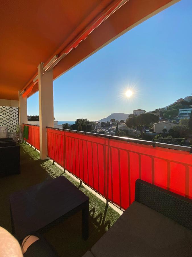 Charmant 2 Pieces Vue Sur Mer Et Monte-Carlo A Roquebrune Cap Martin Kültér fotó