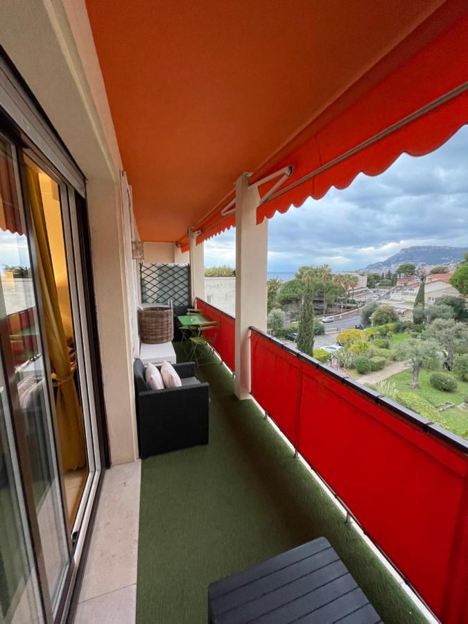 Charmant 2 Pieces Vue Sur Mer Et Monte-Carlo A Roquebrune Cap Martin Kültér fotó